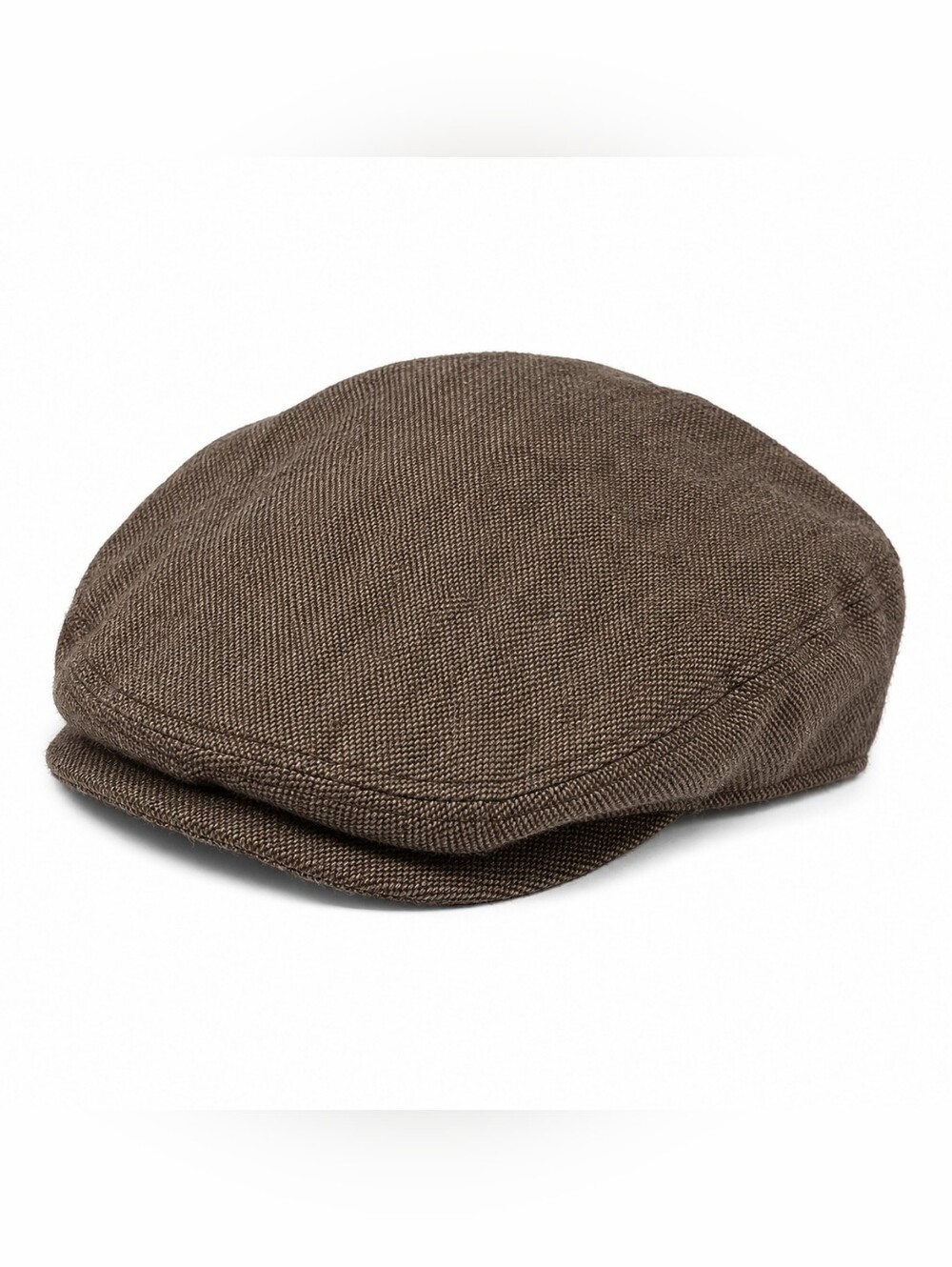 Chaps Brown Tweed Ivy Flat Cap Newsboy Driving Hat L/XL Wool Blend Cityboy